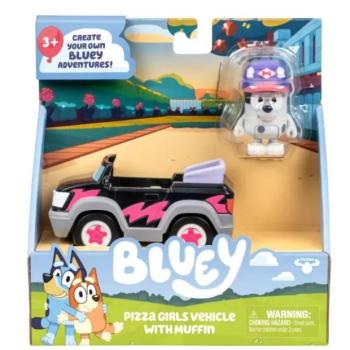 Bluey: Autó Pizza Muffin figurával kép