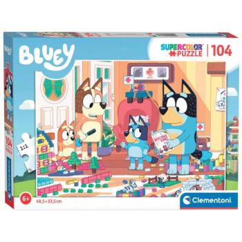 Bluey kutya és barátai 104db-os Supercolor puzzle - Clementoni kép