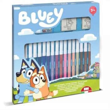 Bluey: Nyomda készlet filctollakkal - 18 darabos kép