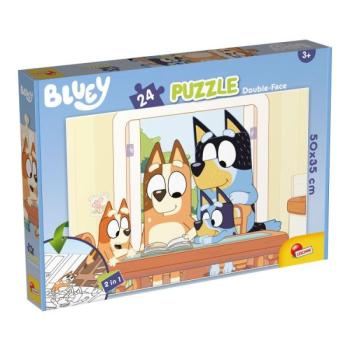 Bluey: Olvas a család 2 az 1-ben puzzle - 24 darabos kép