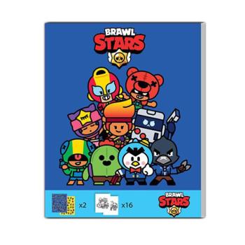 Brawl Stars kifestő 20x25cm matricákkal kép