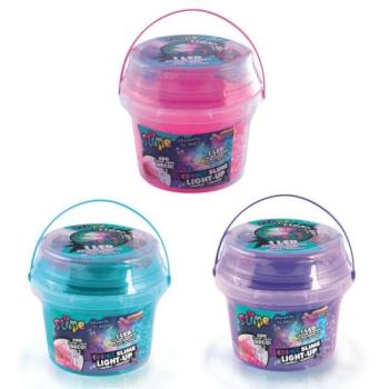 Canal Toys: So Slime LED-del világító kozmikus slime vödörben - többféle kép