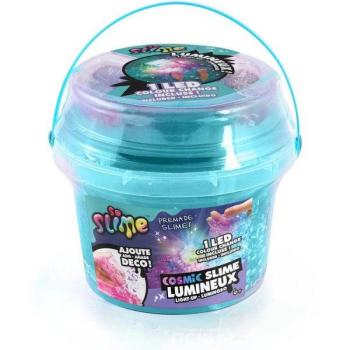 Canal Toys: So Slime LED-del világító kozmikus slime vödörben - türkíz kép