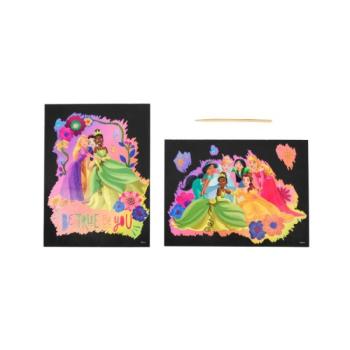 Canenco: Disney hercegnők, Képkarc poszter - 26 x 19,5 cm, 2 db-os kép