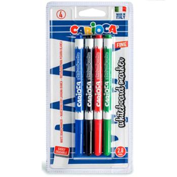 Carioca Whiteboard táblafilc szett 2,8mm 4db-os kép