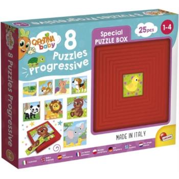 Carotina Baby: Progresszív puzzle - Állatok kép