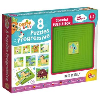 Carotina baby progresszív puzzle - farm állatok kép