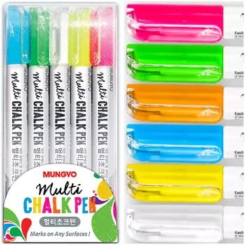 Chalk Pen: Üvegre író stiftes kréta - 5 db-os készlet kép