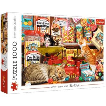 Cicák az édességboltban 1000db-os puzzle - Trefl kép