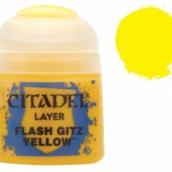 Citadel festék Layer: Flash Gitz Yellow 12 ml kép