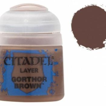 Citadel festék Layer: Gorthor brown 12 ml kép