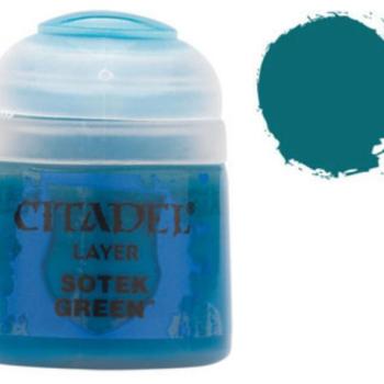 Citadel festék Layer: Soterk green 12 ml kép