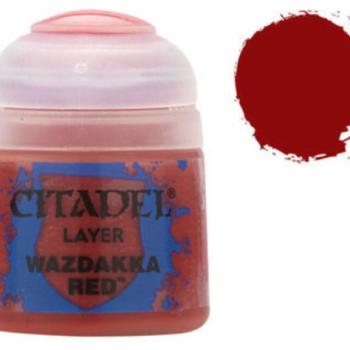 Citadel festék Layer: Wazdakka red 12 ml kép