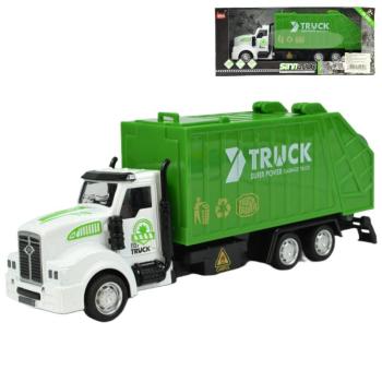 City Truck: Lendkerekes szelektívhulladék gyűjtő teherautó 22cm kép