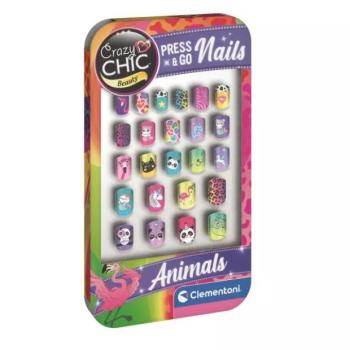 Clementoni: Crazy Chic műköröm készlet - állatos kép