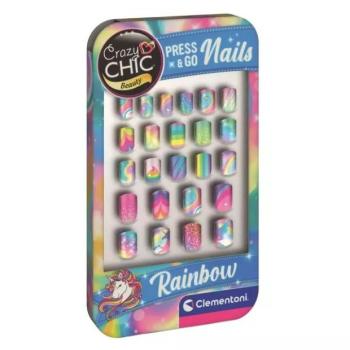Clementoni: Crazy Chic műköröm készlet - szivárvány kép