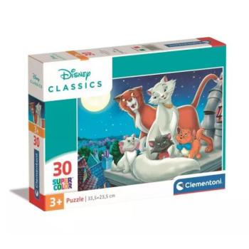 Clementoni: Macskarisztokraták - 30 darabos puzzle kép