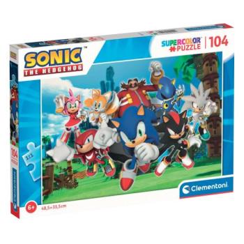 Clementoni: Sonic, a sündisznó - 104 darabos puzzle kép