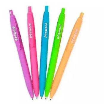 Clicker: Nyomógombos golyóstoll - 0,7 mm, többféle kép