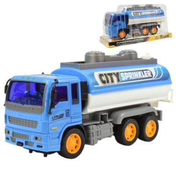 Construction Truck: Tartályos teherautó lendkerekes kialakítással 19cm kép