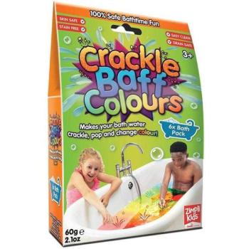 Crackle Baff Colours - pattogó színes fürdőpor, 60 g-os kép