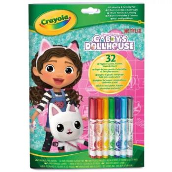 Crayola Color &amp; Activity: Gabi babaháza foglalkoztató 7 db filctollal kép