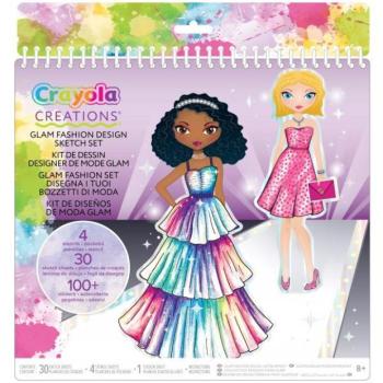 Crayola Creations: Glam divattervező album kiegészítőkkel kép