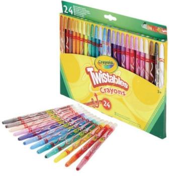 Crayola: Csavarható zsírkréta - 24 db-os kép