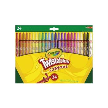 Crayola Csavarós zsírkréta 24 db - os kép