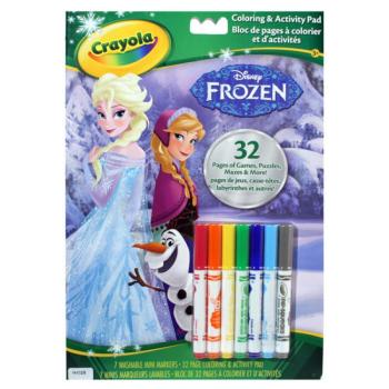 Crayola: Jégvarázs kifestő és foglalkoztató füzet filctollakkal kép