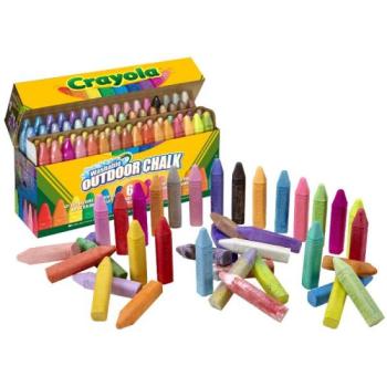 Crayola: Kimosható aszfaltkréta szett - 64 db-os kép