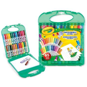 Crayola: Lemosható minifilctoll készlet tartóban kép