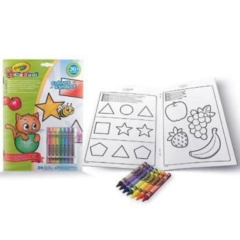 Crayola Mini Kids: Foglalkoztató 7 db zsírkrétával kép