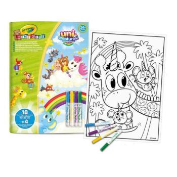 Crayola: Mini Kids maxi kifestő és filctoll készlet - Állatkornis kép