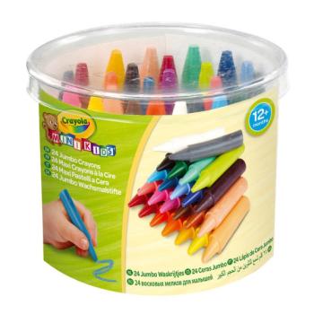 Crayola Mini Kids: Tömzsi viaszkréta készlet - 24 db-os kép