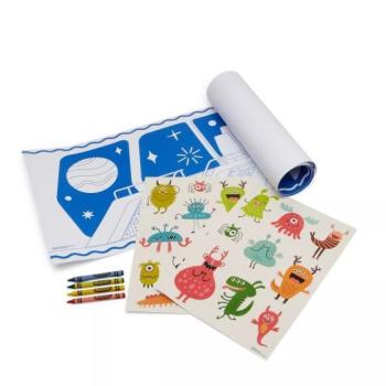 Crayola: Óriás színezőposzter űrmintákkal, zsírkrétával - 3 m kép