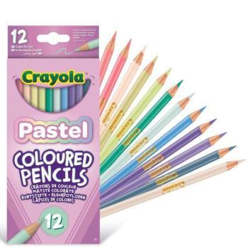 Crayola Pasztell színes ceruza készlet - 12 db-os kép