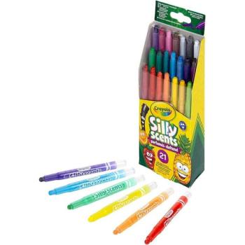 Crayola Silly Scents: Illatos, csavarható viaszkréta - 21 darabos kép