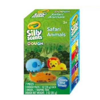 Crayola Silly Scents: Illatos mini gyurmakészlet - Szafari kép