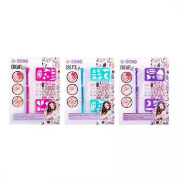 Create It!: Tetováló zselés toll készlet sablonnal - többféle kép