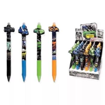 Cresco: Autó mintás radírozható golyóstoll, többféle kép