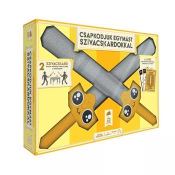 Csapkodjuk egymást szivacskardokkal társasjáték kép