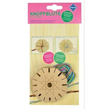 Csomózó készlet virág formával és zsinórokkal kép