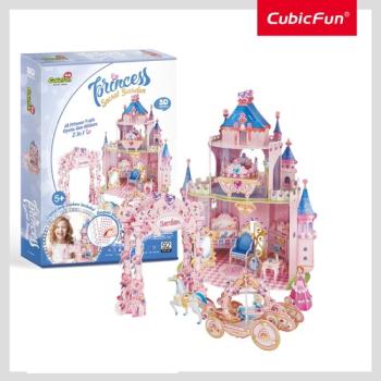 CubicFun: A hercegnő titkos kertje 3D puzzle, 92 db-os kép