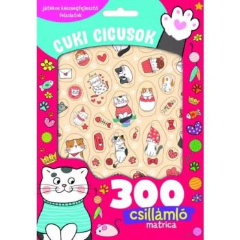 Cuki cicusok - 300 csillámló matrica kép
