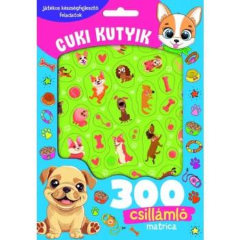 Cuki kutyik - 300 csillámló matrica kép