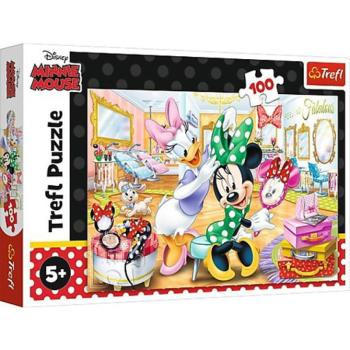 Daisy és Minnie szépségszalonban puzzle 100db-os - Trefl kép