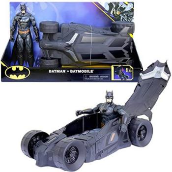 DC Batman: Batman 30cm-es játékfigura és Batmobile járgánya - Spin Master kép