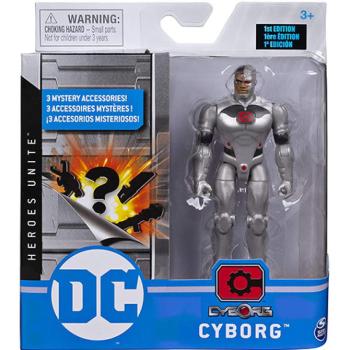 DC Comics: Heroes Unite Cyborg figura - Spin Master kép