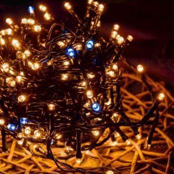 Dekortrend Basic: Jégszikrázó fényfüzér, 360 LED, hideg-meleg fehér fény kép